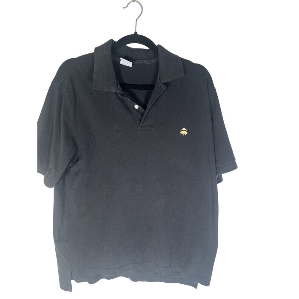 Brooks Brother Medium Black Polo Shirt